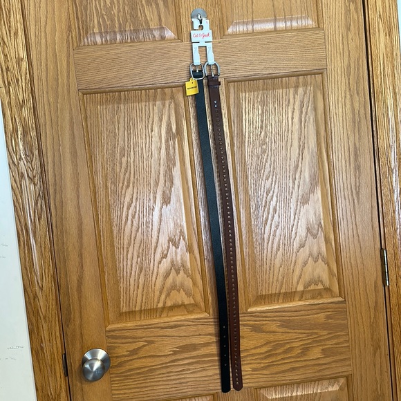 Cat & Jack Set of two Girl’s large belts. Dark brown belt is reversible … - Picture 2 of 6
